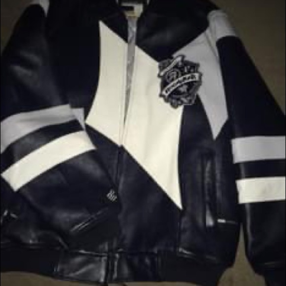 Vintage Leather Rocawear Bomber Jacket